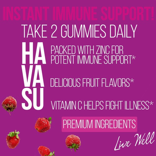  HAVASU NUTRITION Multivitamin Gummies for Women Men and Kids Packed with Daily Vitamins & Minerals for Optimal Healthy Bodies