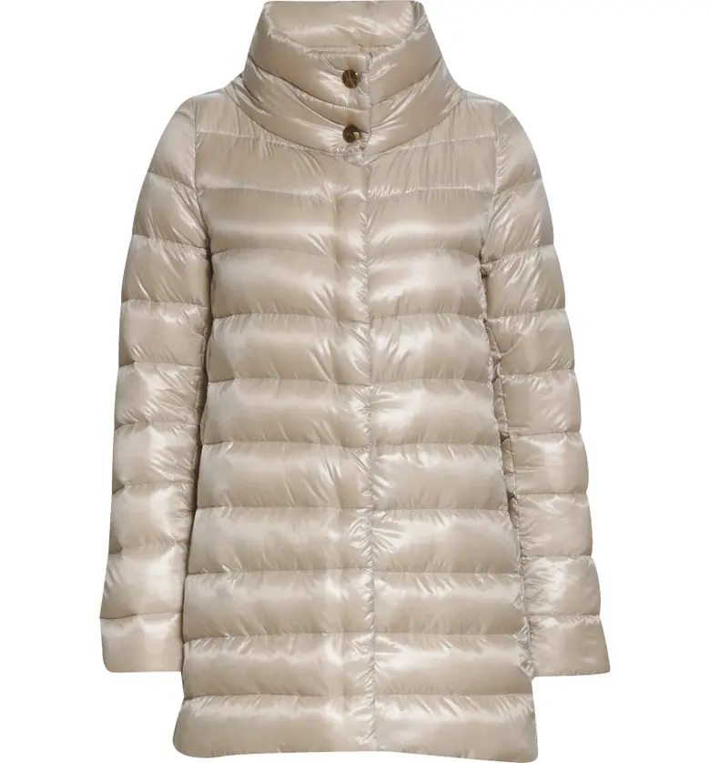  Herno Amelia Water Repellent Down Puffer Coat_SILVER