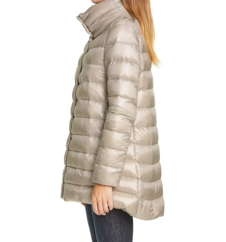  Herno Amelia Water Repellent Down Puffer Coat_SILVER