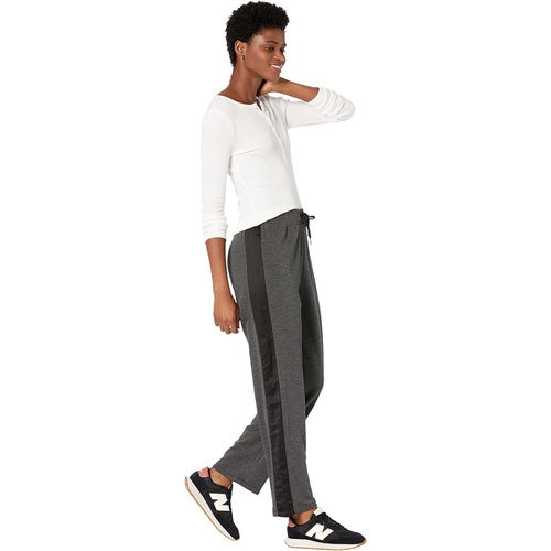  H Halston Mix Media Track Pants