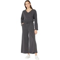 H Halston Faux Wrap Wide Leg Jumpsuit