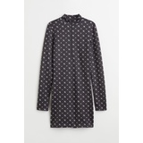 H&M Monogram-patterned Fitted Dress