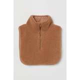 H&M Half-zip Faux Shearling Collar