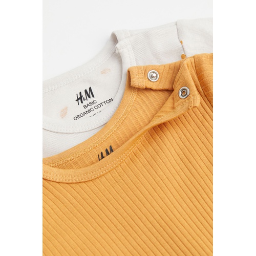 에이치앤엠 H&M 2-pack Cotton Bodysuits