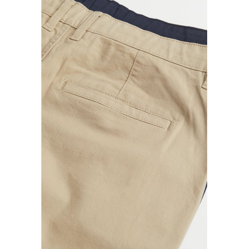 에이치앤엠 H&M 2-pack Regular Fit Cotton Chino Shorts