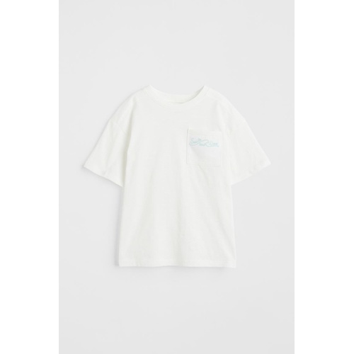 에이치앤엠 H&M Oversized Chest-pocket T-shirt