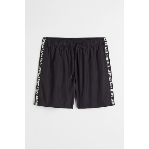 에이치앤엠 H&M Side-stripe Swim Shorts