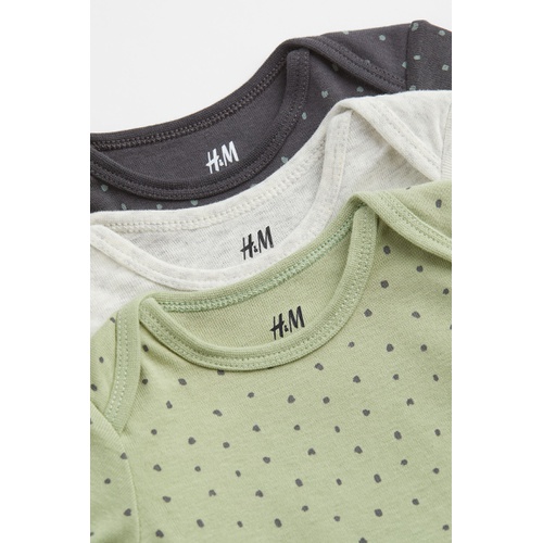 에이치앤엠 H&M 5-pack Long-sleeved Bodysuits