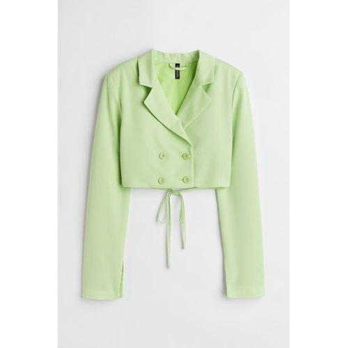 에이치앤엠 H&M Crop Jacket with Ties