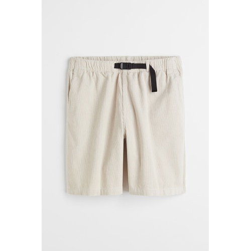 에이치앤엠 H&M Relaxed Fit Corduroy Shorts