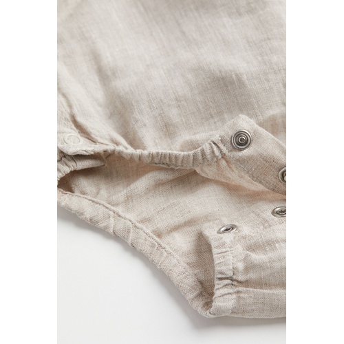 에이치앤엠 H&M Wrapover Cotton Bodysuit