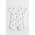 H&M Short-sleeved Cotton Bodysuit