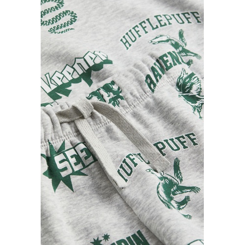 에이치앤엠 H&M Printed 2-piece Sweatshirt Set