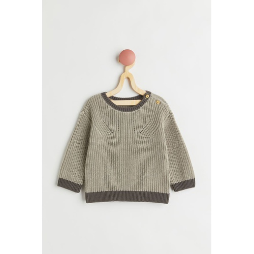 에이치앤엠 H&M Knit Cotton Sweater