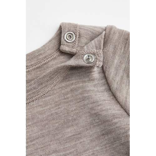 에이치앤엠 H&M Long-sleeved Wool Top