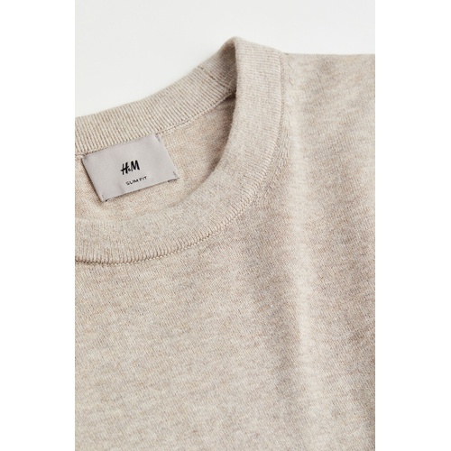 에이치앤엠 Slim Fit Cashmere-blend Sweater