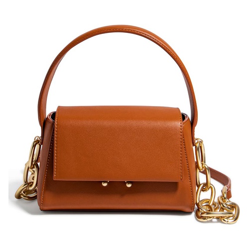  HOUSE OF WANT We Are Chic Vegan Leather Top Handle Crossbody_CAMEL