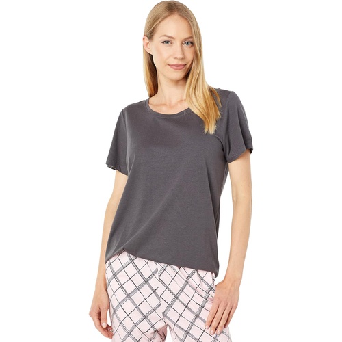  HUE Short Sleeve Tee & Modern Classic Skimmer PJ Set