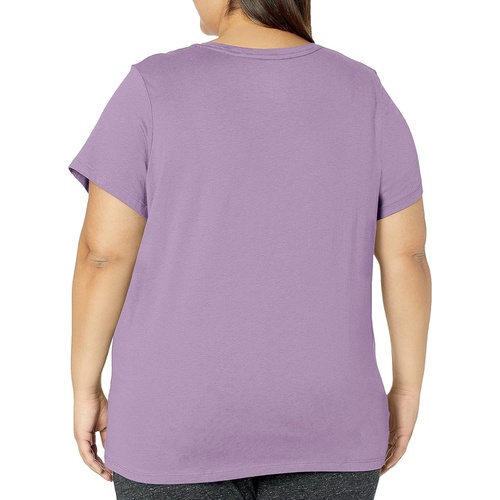  HUE Womens Short Sleeve V-Neck Sleep Tee