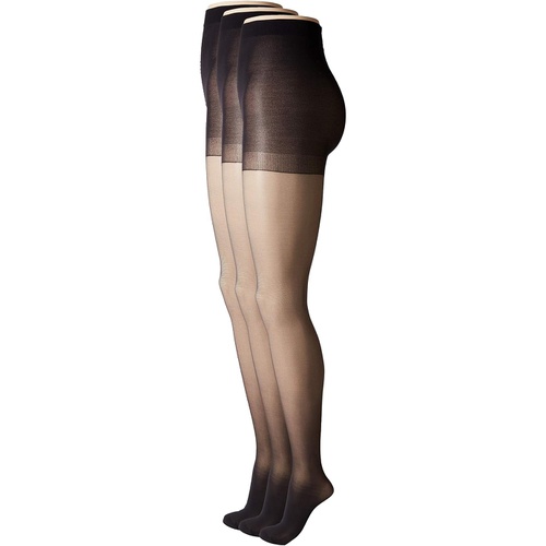  HUE Age Defiance Sheer Pantyhose with Control Top (3-Pack)