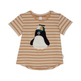 HUXBABY Cool Penguin Stripe T-Shirt (Infantu002FToddler)