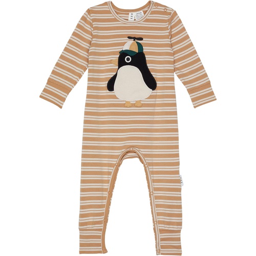  HUXBABY Cool Penguin Stripe Romper (Infant)