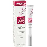 Hada Labo Tokyo Age Correcting Eye Cream 0.5 Fluid Ounce - with Super Hyaluronic Acid, Caffeine, Collagen and Light Diffusing Pigments - lightweight anti-aging eye cream, non-greas