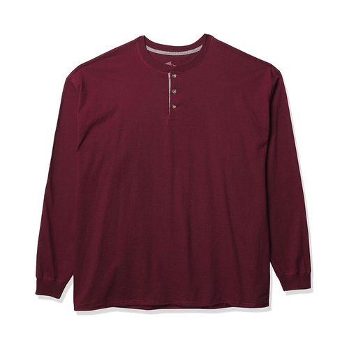  Hanes Beefy-T Long Sleeve Henley