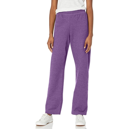  Hanes Womens EcoSmart Open Bottom Leg Sweatpants