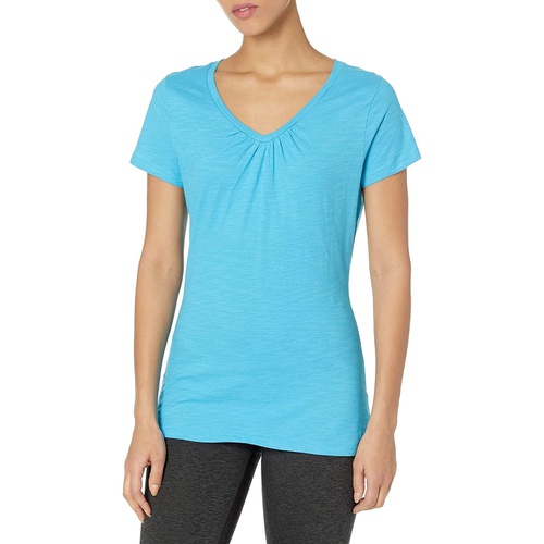  Hanes Womens Shirred V-Neck T-Shirt