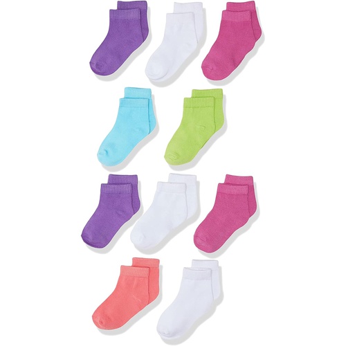  Hanes Girls Ankle Socks 10-pack