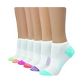 Womens Hanes Womens 6-pair Lightweight Breathable Ventilation No Show Socks