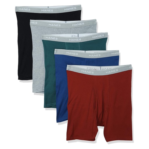  Hanes Mens Tagless Cool Dri Boxer Briefs with ComfortFlex Waistband-Multiple Packs Available