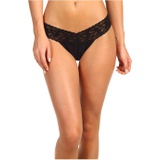 Hanky Panky Organic Cotton Low Rise Thong w/ Lace