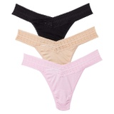 Hanky Panky 3 Pack DreamEase Original Rise Thongs