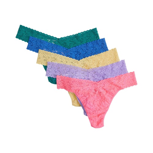  Hanky Panky 5-Pack Petite Signature Lace Low Rise Thong