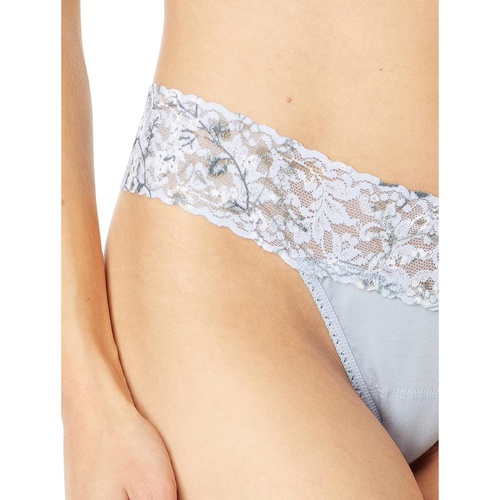  Hanky Panky SUPIMA Cotton Low Rise Thong with Contrast Trim