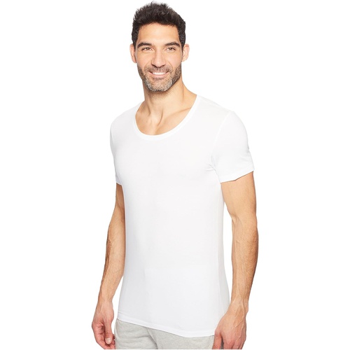  Hanro Cotton Superior Short Sleeve Crew Neck Shirt