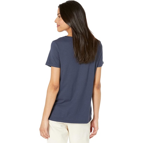  Hanro Sleep & Lounge Short Sleeve V-Neck Shirt