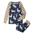 Hatley Kids Space Unicorns Organic Cotton Raglan Pajama Set (Toddleru002FLittle Kidsu002FBig Kids)