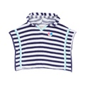 Hatley Kids Navy Stripes Hooded Terry Cover-Up (Toddleru002FLittle Kidsu002FBig Kids)