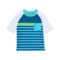 Hatley Kids Sea Stripes Short Sleeve Rashguard (Toddleru002FLittle Kidsu002FBig Kids)