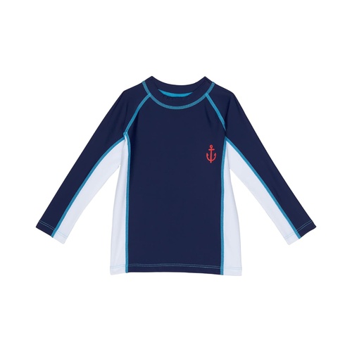 해틀리 Hatley Kids Nautical Colour-Block Long Sleeve Rashguard (Toddleru002FLittle Kidsu002FBig Kids)