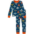 Hatley Kids Flying Aircrafts Organic Cotton PJ Set (Toddleru002FLittle Kidsu002FBig Kids)