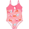 Hatley Kids Playful Horses Tie Front Swimsuit (Toddleru002FLittle Kidsu002FBig Kids)