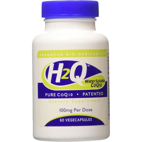  H2Q CoQ-10 with 8X Higher Absorption Over The Standard Q-10 Clinically Studied Cardiovascular and Mitochondria Function Support Vegan Certified Non-GMO by Health Thru Nutrition (Pa