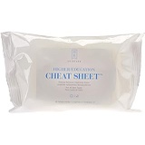 Higher Education Skincare: Cheat Sheet Makeup Removing & Cleansing Wipes to Remove Dirt, Grime, Oil, Makeup & Waterproof Mascara - 25 Ct.