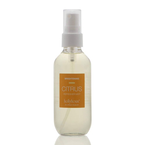  Hollyhoux Citrus Refresher Mist with Vitamin C and Aloe leaving skin Moisturised, Bright and Clear - 3.6 fl oz / 100mL. Vegan, Non GMO and Cruelty Free.