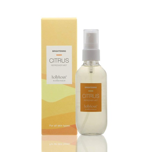  Hollyhoux Citrus Refresher Mist with Vitamin C and Aloe leaving skin Moisturised, Bright and Clear - 3.6 fl oz / 100mL. Vegan, Non GMO and Cruelty Free.