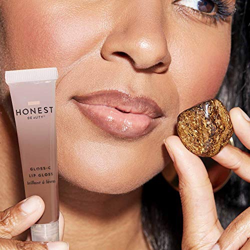  Honest Beauty Gloss-C Lip Gloss, Vegan Sheer, Bronzite : Nude 0.33 Fl Oz